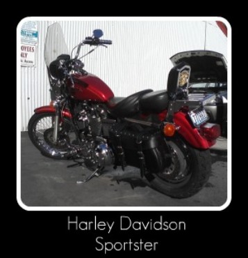Harley Davidson Maroon Sportster detailed by Fifty Dollar Detail, Ridgefield, WA.